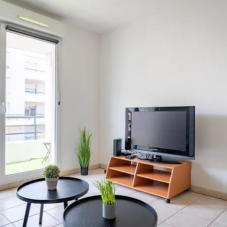Apartment Le Zenith - Parking Prive & Wifi - 5 Min Zenith De Strasbourg